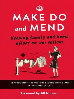 cover image of Make Do and Mend